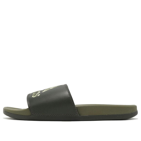 

Тапочки adilette comfort slides 'shadow olive' Adidas, мультиколор