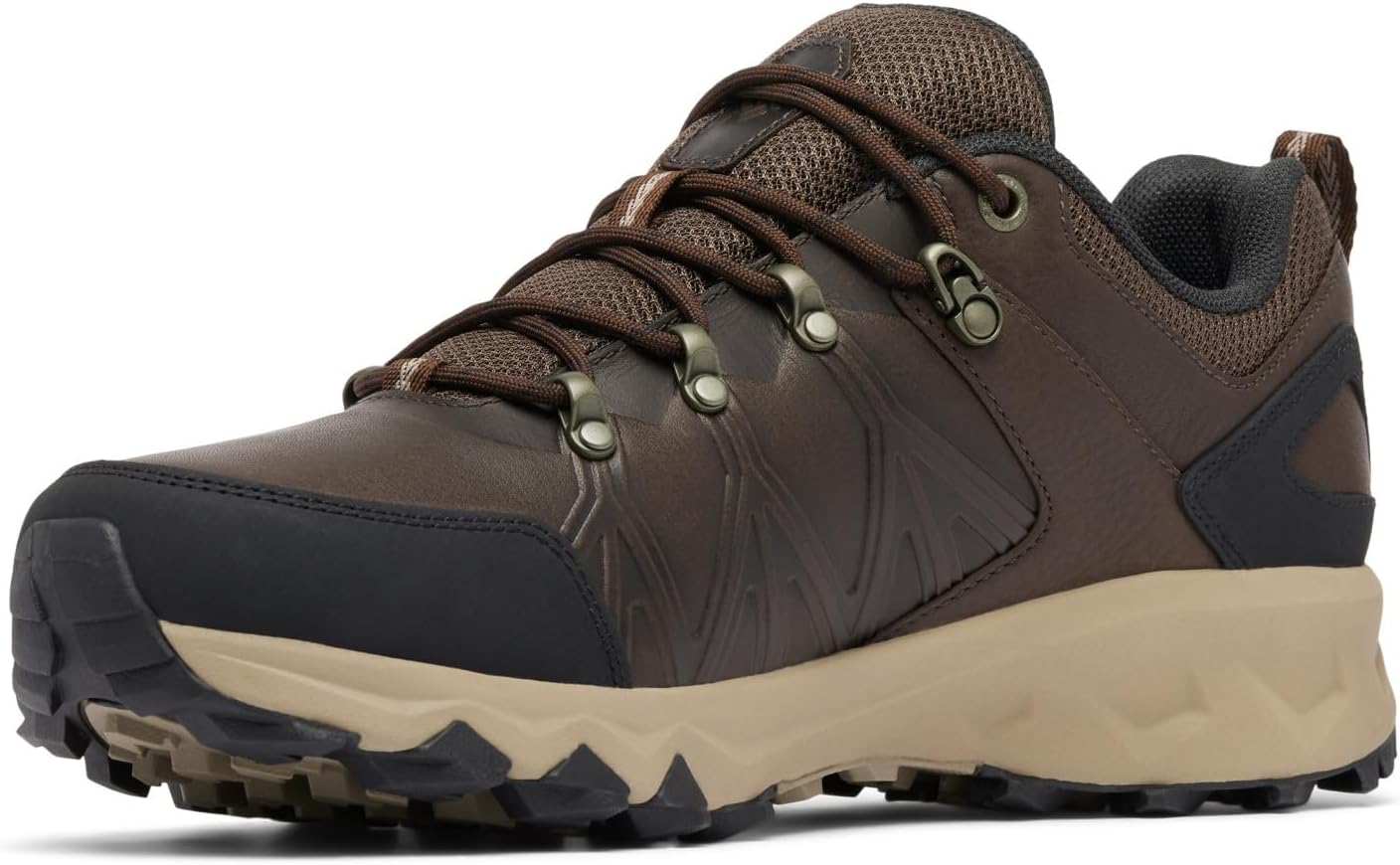 COLUMBIA Мужские треккинговые и походные ботинки Peakfreak 2 Outdry Leather Low Rise, Cordovan Black 2023 — фото 2
