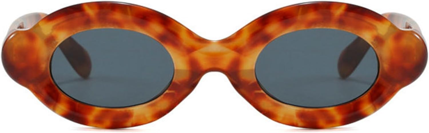 

COTIA Милые овальные солнцезащитные очки для женщин и мужчин, уникальная маленькая оправа, овальные линзы, классическая форма, солнцезащитные очки в стиле хип-хоп, Bean Flower