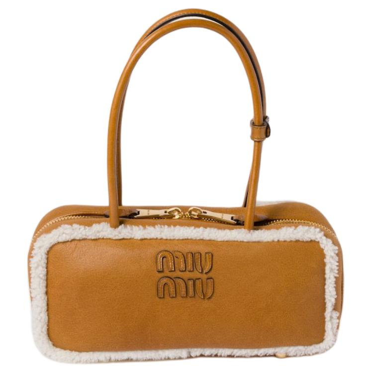 

Сумка-шоппер Arcadie женская желтая MIU MIU