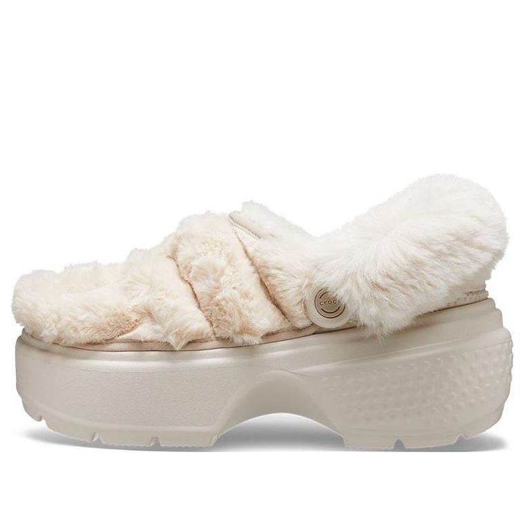 Сабо (WMNS) Crocs Stomp Quilted Clogs 'Stucco' 208938-160, бежевый