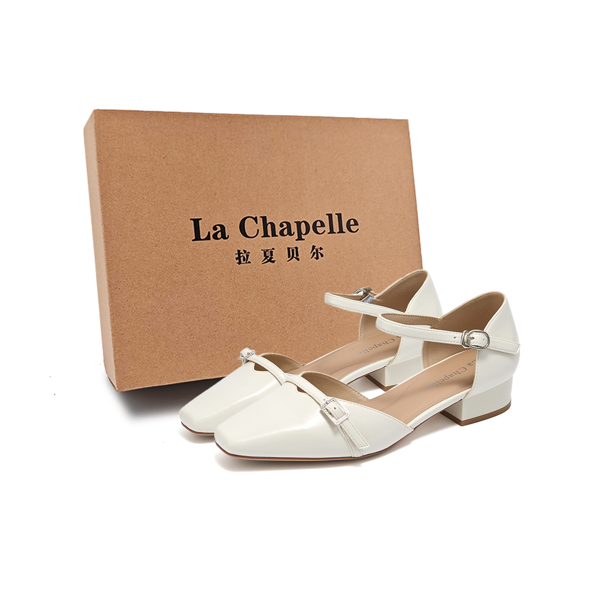La Chapelle Французская фея, элегантность, модные босоножки на высоком каблуке с одним ремешком, повседневные туфли, бежевые женские