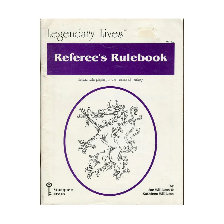 

Referee's Rulebook, Legendary Lives, мягкая обложка