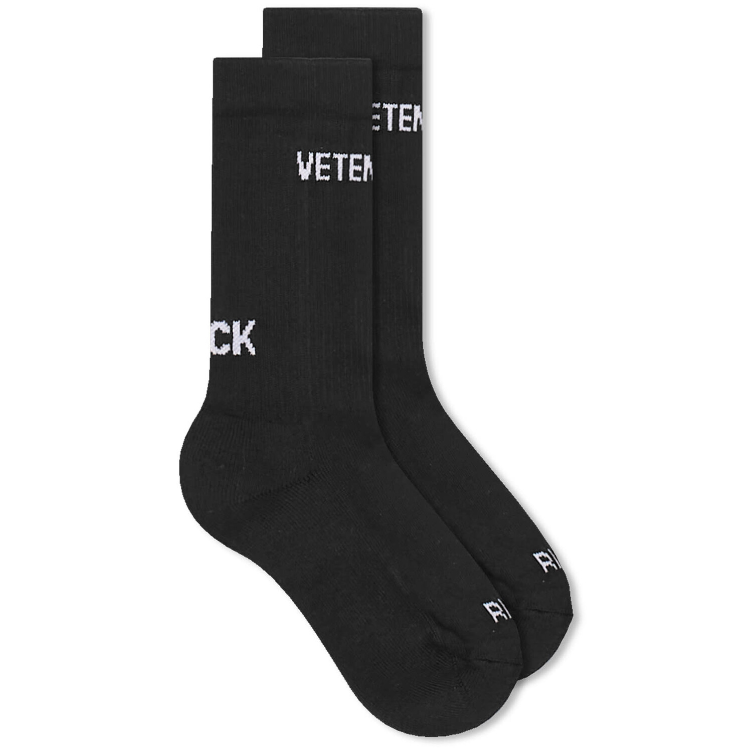 

Носки Vetements Logo Sports, черный