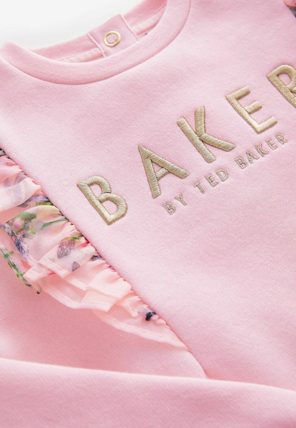 

Повседневное платье ORGANZA FRILL REGULAR FIT Baker by Ted Baker, розовый