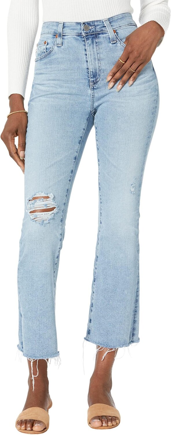 

Джинсы AG Jeans Farrah Boot Crop High-Rise Fit in 16 Years Soft Shore, цвет 16 Years Soft Shore