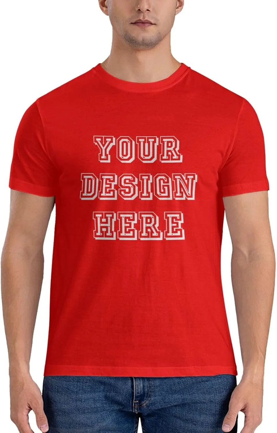 Футболка Customized с принтом спереди и сзади