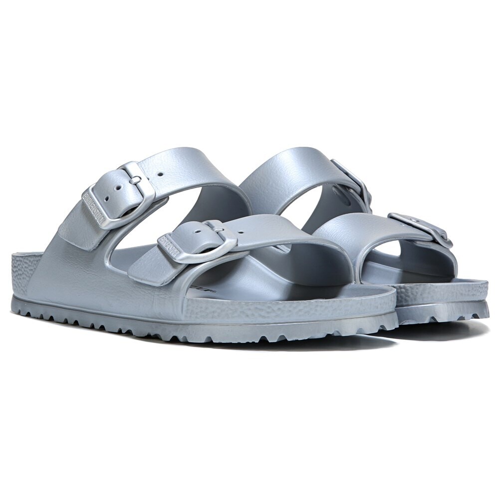 

Женские сандалии со стелькой Arizona Essentials Birkenstock, серебряный