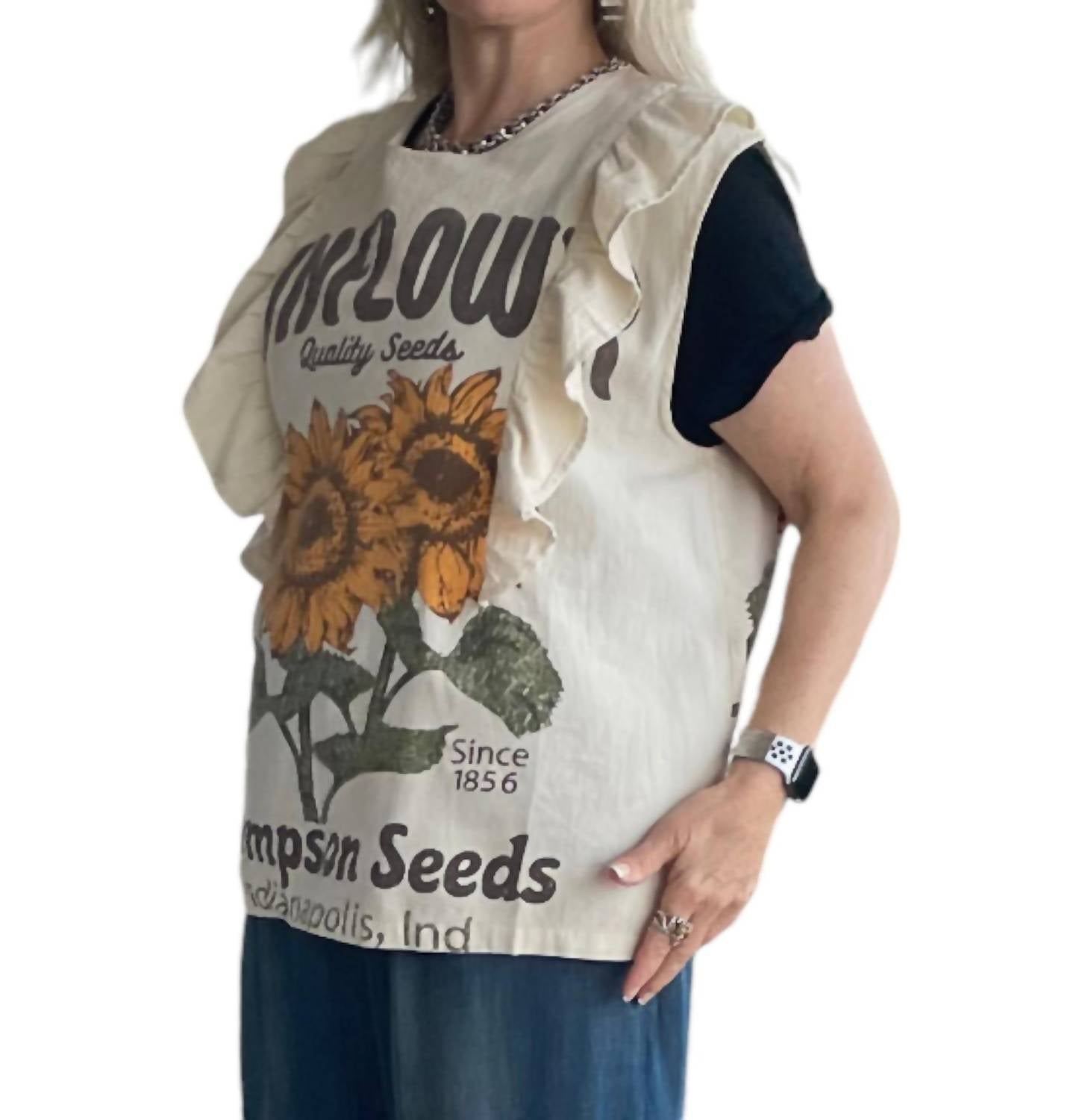 

Топ Town Fair в белом цвете Jaded Gypsy