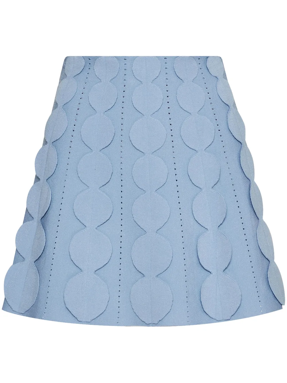 

Трикотажная юбка Geometric Circle Oscar de la Renta, синий