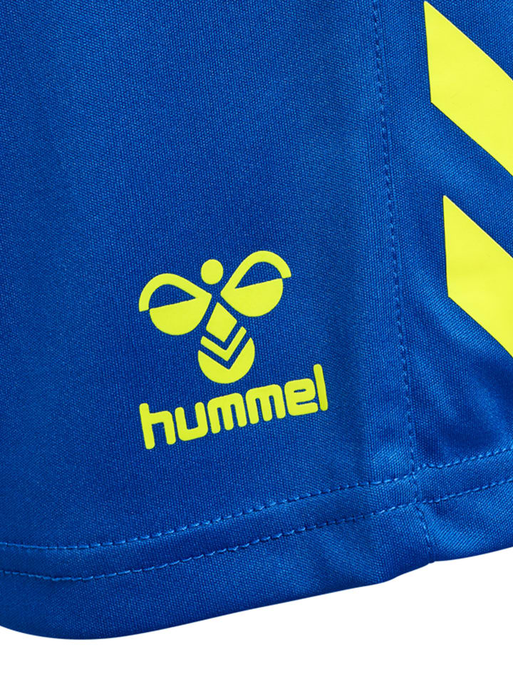 Спортивные штаны Hummel Verstellbare Taille Shorts Hmlcore Multisport Kinder, цвет TRUE BLUE/BLAZING YELLOW — фото 3