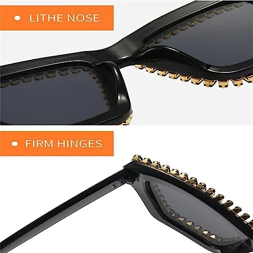 

Солнцезащитные очки со стразами для женщин, хрустальные солнцезащитные очки с бриллиантами, женские очки с защитой от ультрафиолета UV400 MTZJH, C5 White-black