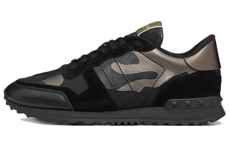 

Кроссовки Valentino Rockrunner Lifestyle, черный/бежевый