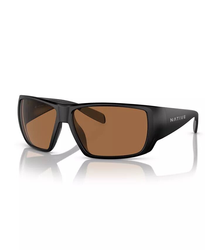 

Мужские поляризованные солнцезащитные очки Native Sightcaster, Polar XD9021 Native Eyewear, коричневый