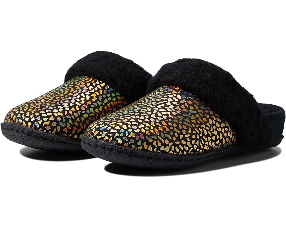 

Домашняя обувь Sorel Nakiska Slide II, цвет Black/Sea Salt
