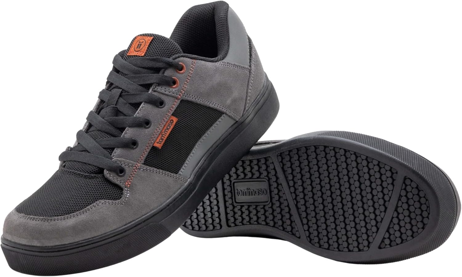 

Велосипедные туфли Tommaso для мужчин - удобные MTB обувь для катания по тропам, гравию, BMX и для повседневной езды - велосипедные кроссовки без креплений, серый