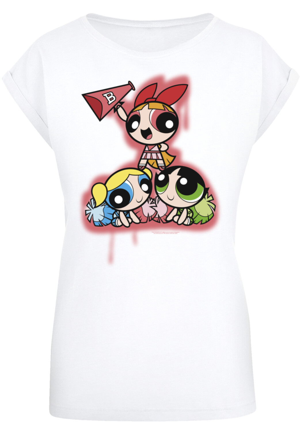 

Футболка F4NT4STIC Powerpuff Girls Cheerleaders, белый