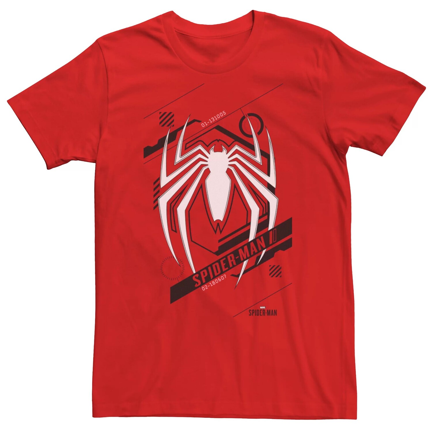 

Мужская футболка с коротким рукавом и рисунком Marvel Spider-Man Licensed Character