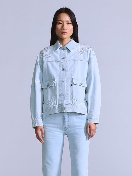 Куртка-тракер BLUETAB BLISS Levi's, Medium Indigo - Worn In
