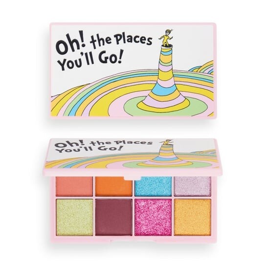 

Палетка теней для век Makeup Revolution, I Heart Revolution x Dr.Seuss, Oh,The Places You`ll Go, 1 шт. , розовый