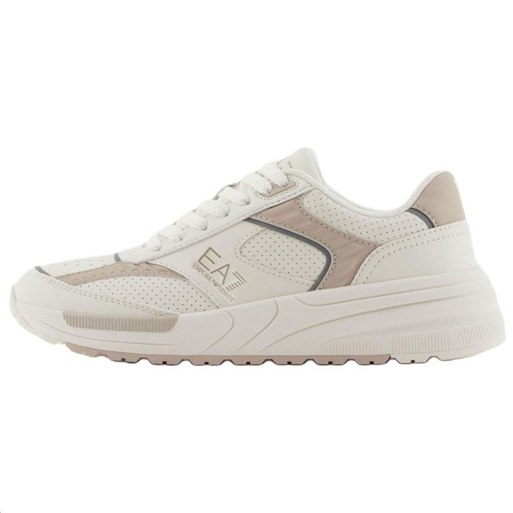 

Emporio Armani EA7 Carter Низкие повседневные кроссовки унисекс белого цвета