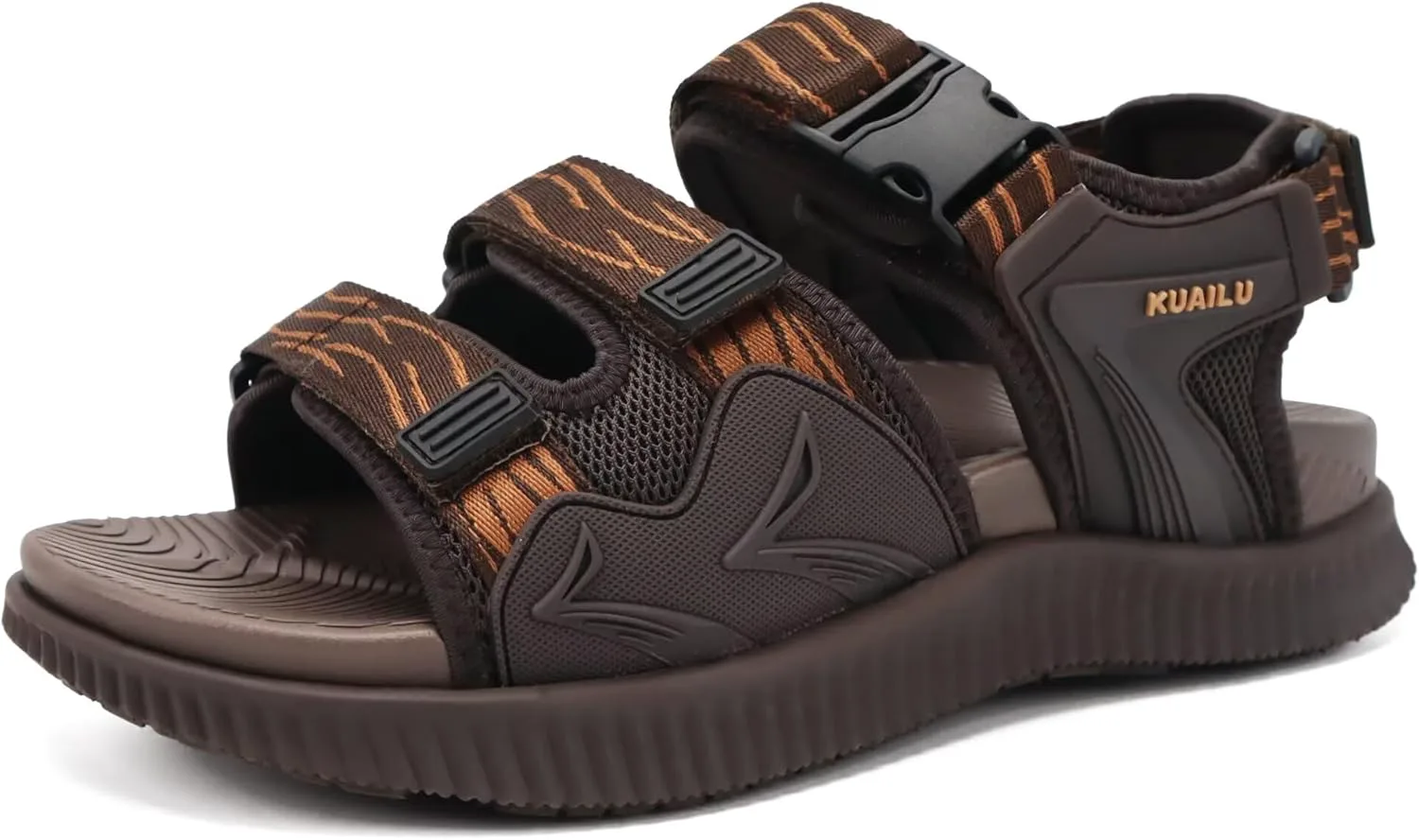 

Мужские походные сандалии KuaiLu с поддержкой свода стопы, ортопедические сандалии для восстановления при плантарном фасците, с открытым носком, летние спортивные, удобные, с амортизацией, дышащие, для улицы и водных активностей, размеры 7-13, к...