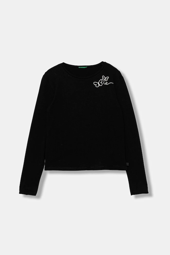 

Детский лонгслив United Colors Of Benetton, черный