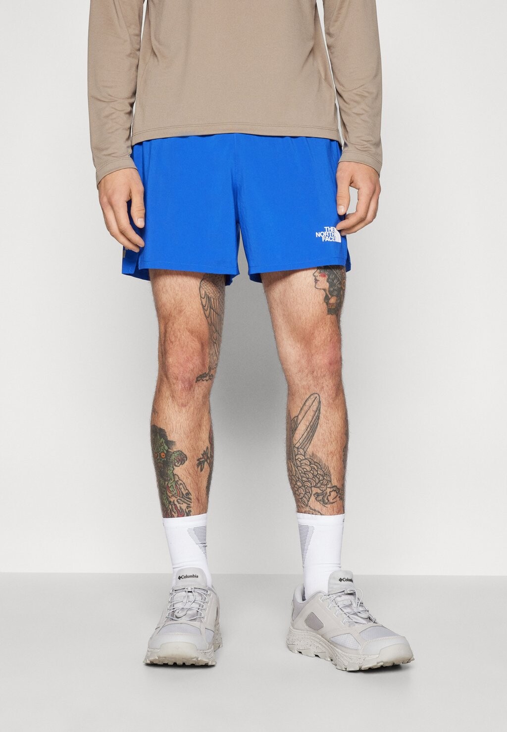 

Спортивные шорты BREEZE SHORT 5IN The North Face, синий