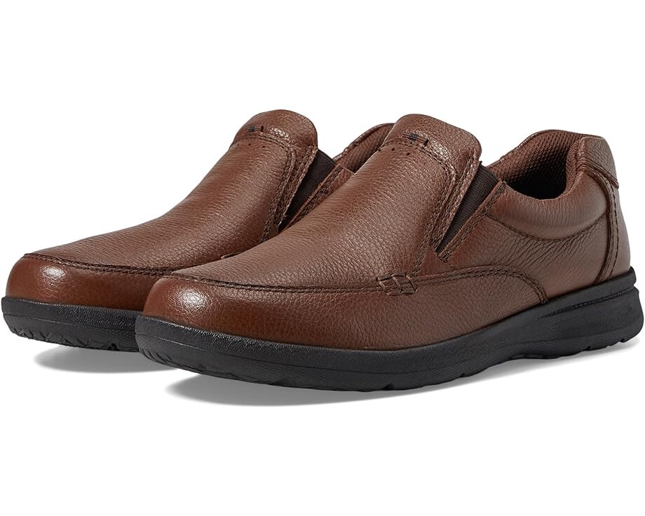 

Лоферы Nunn Bush Cam Moc Toe Slip-On, цвет Cognac Tumbled Leather