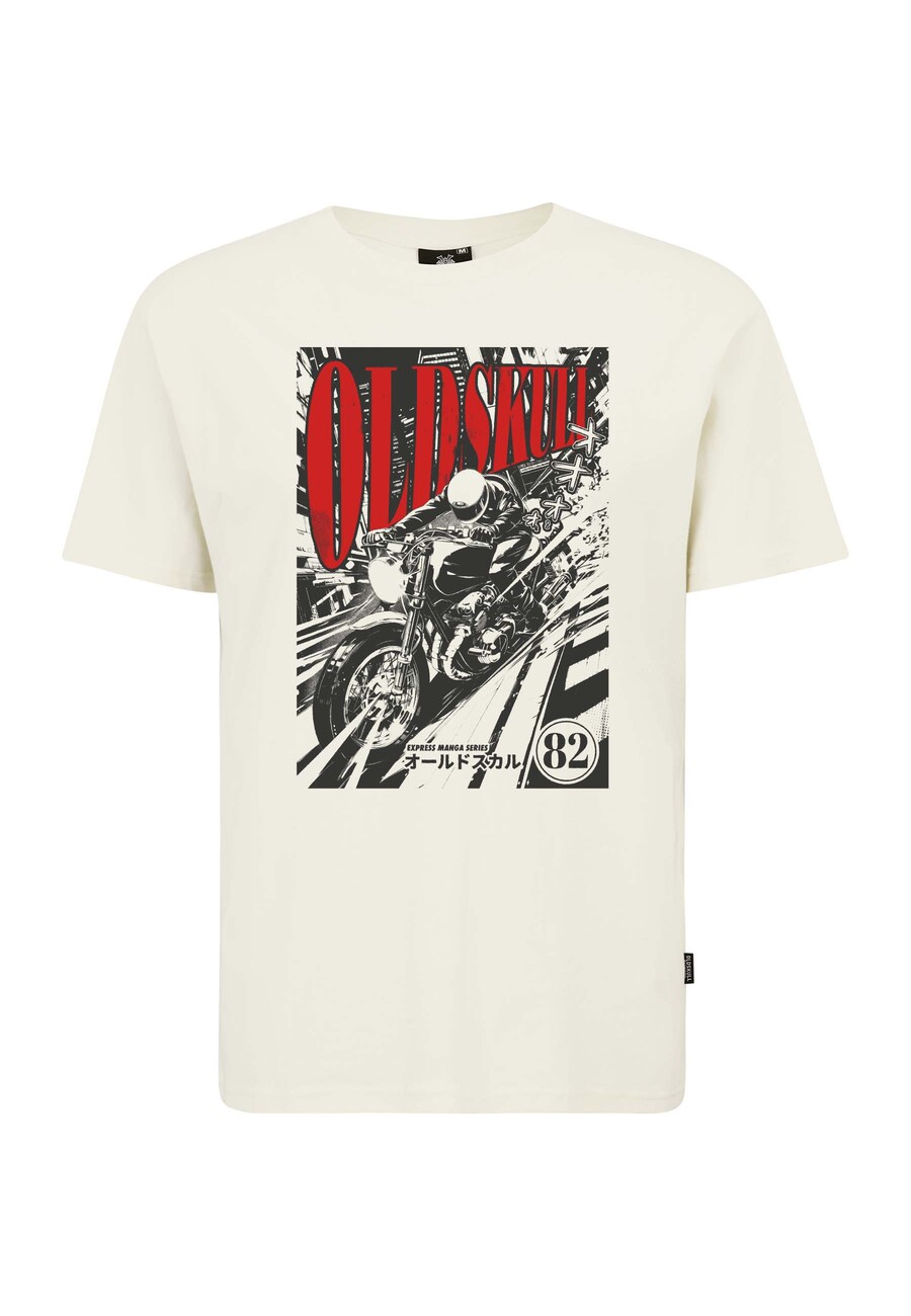 

Рубашка Oldskull Asian Comic Cruiser, белый