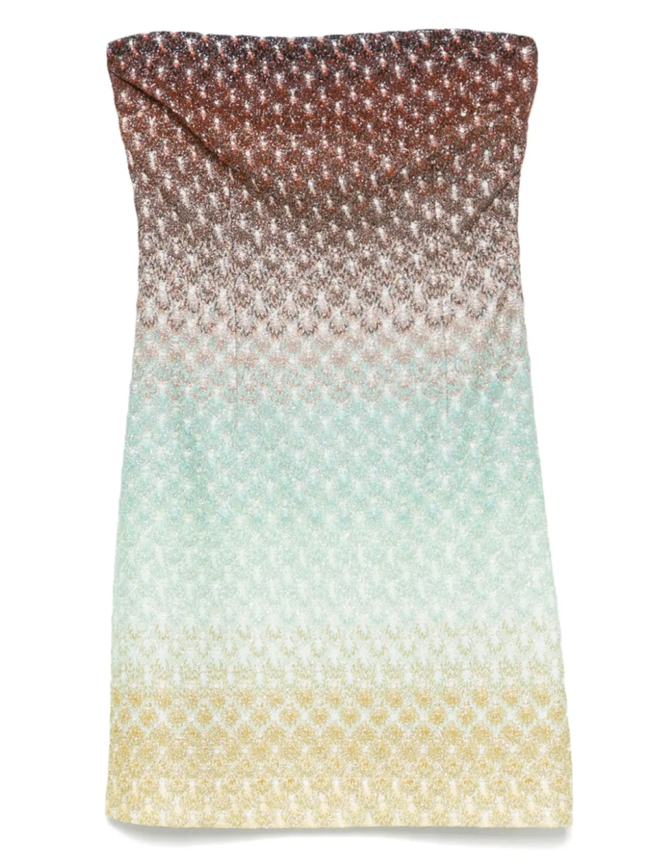 

Мини-платье с металлизированными нитями Missoni, зеленый