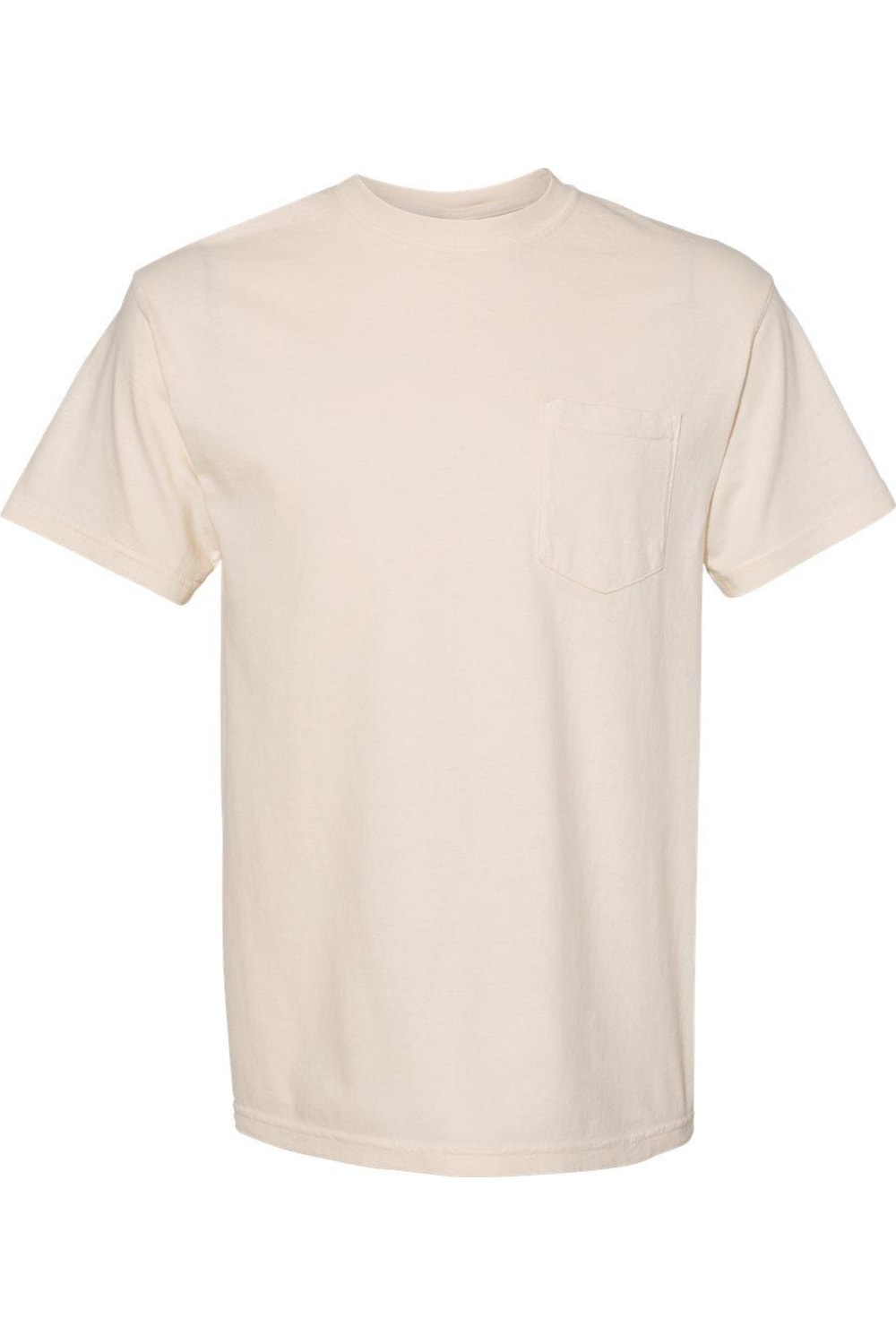 

Футболка Comfort Colors Garment-Dyed Heavyweight Pocket, слоновая кость