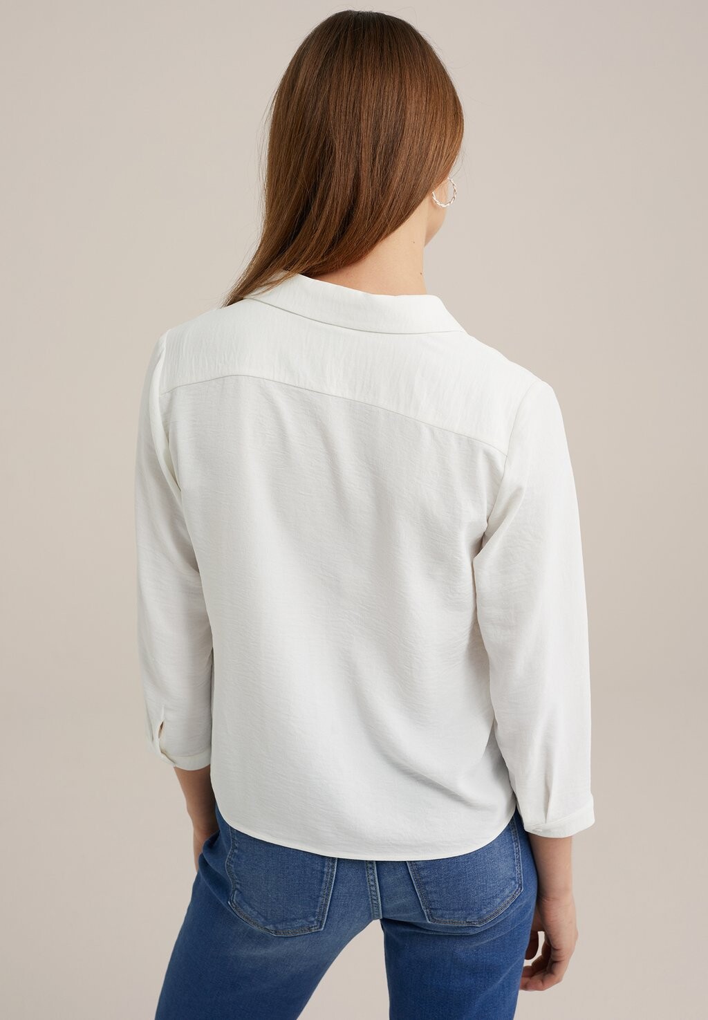

Блузка-рубашка WE Fashion, цвет white