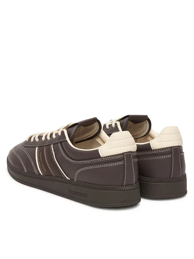 Tommy Jeans Кроссовки The Greenwich Edge Stitching EM0EM01708 коричневые — фото 3