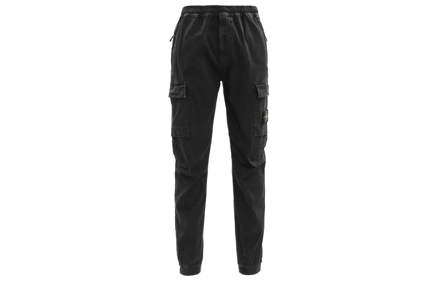 Штаны карго с нашивкой Compass STONE ISLAND, Petroleum Black — фото 4