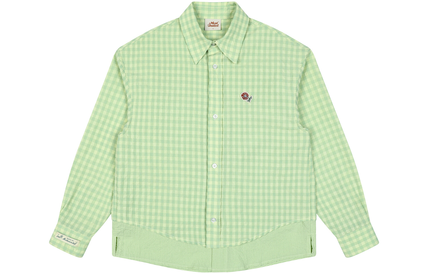 

Рубашка унисекс MostwantedLab, Синий с белыми буквами