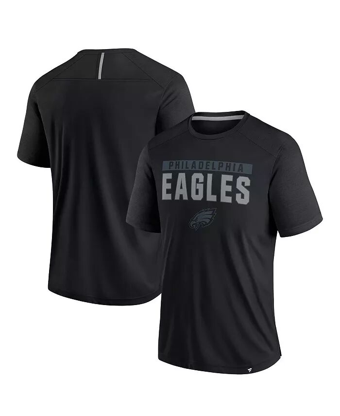 

Мужская черная футболка защитника Philadelphia Eagles Blackout Fanatics