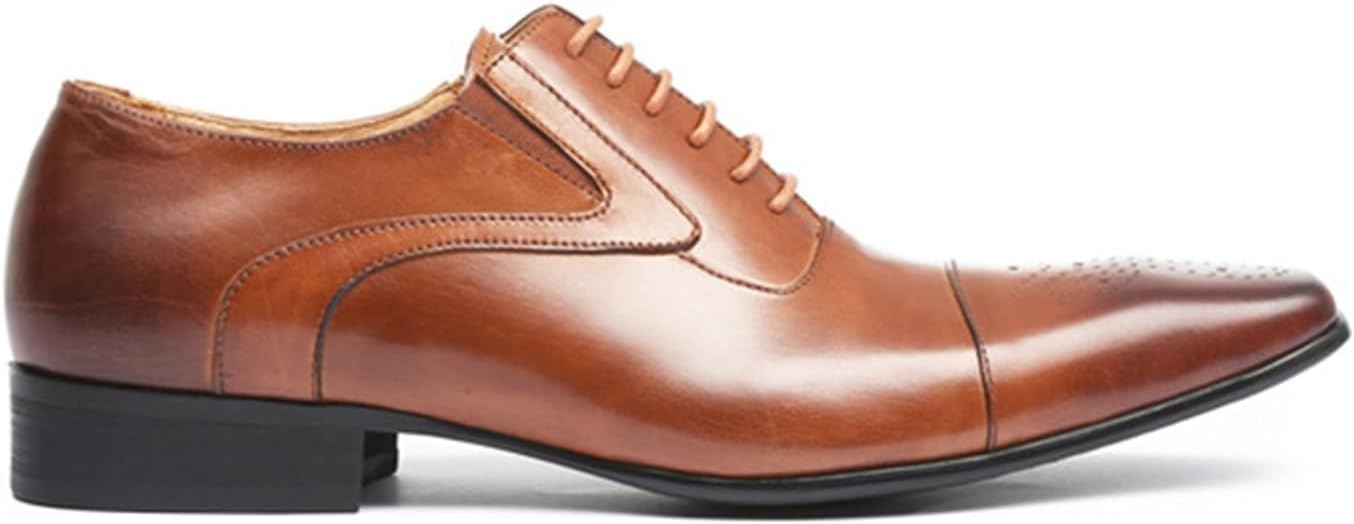 

Мужские классические туфли Оксфорды повседневные Бизнес туфли Dmgyck, желтый