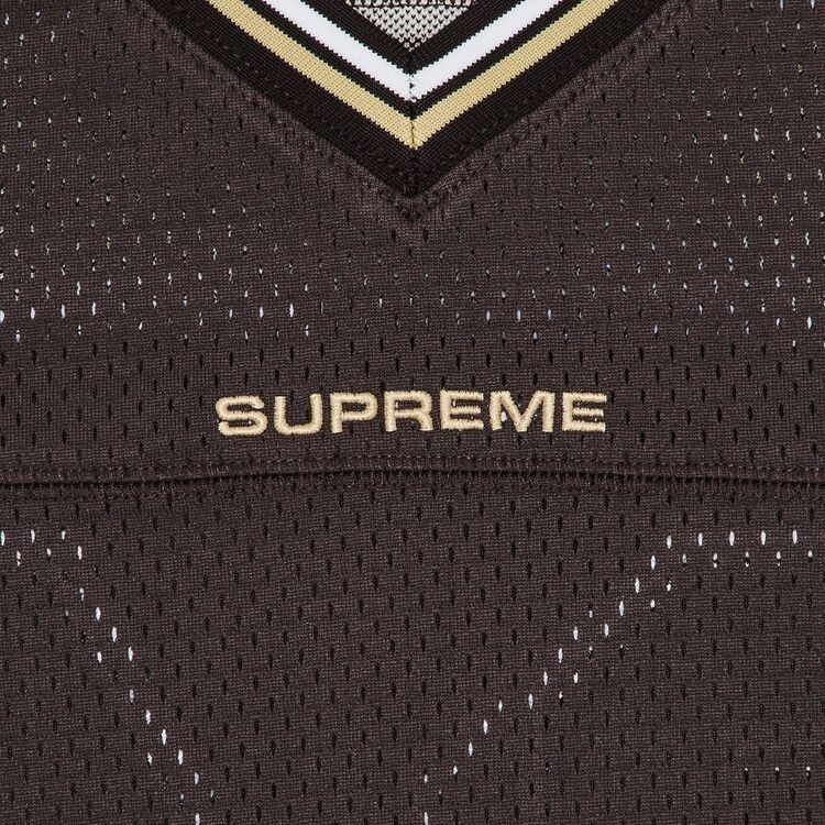Джерси Supreme Jacquard Rib Football Jersey Brown, коричневый — фото 3