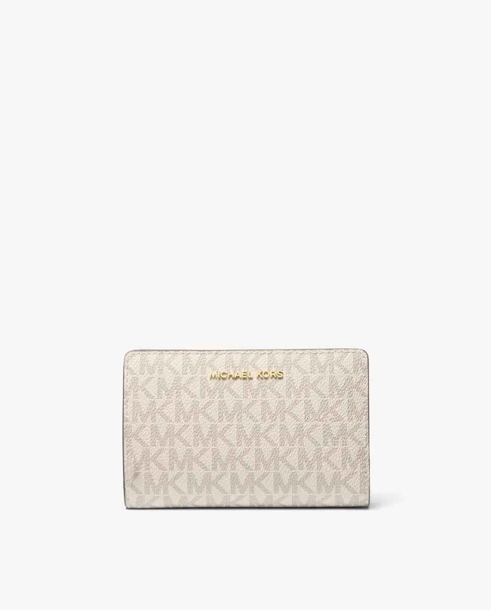 

Женский кошелек с логотипом Michael Michael Kors, кремовый