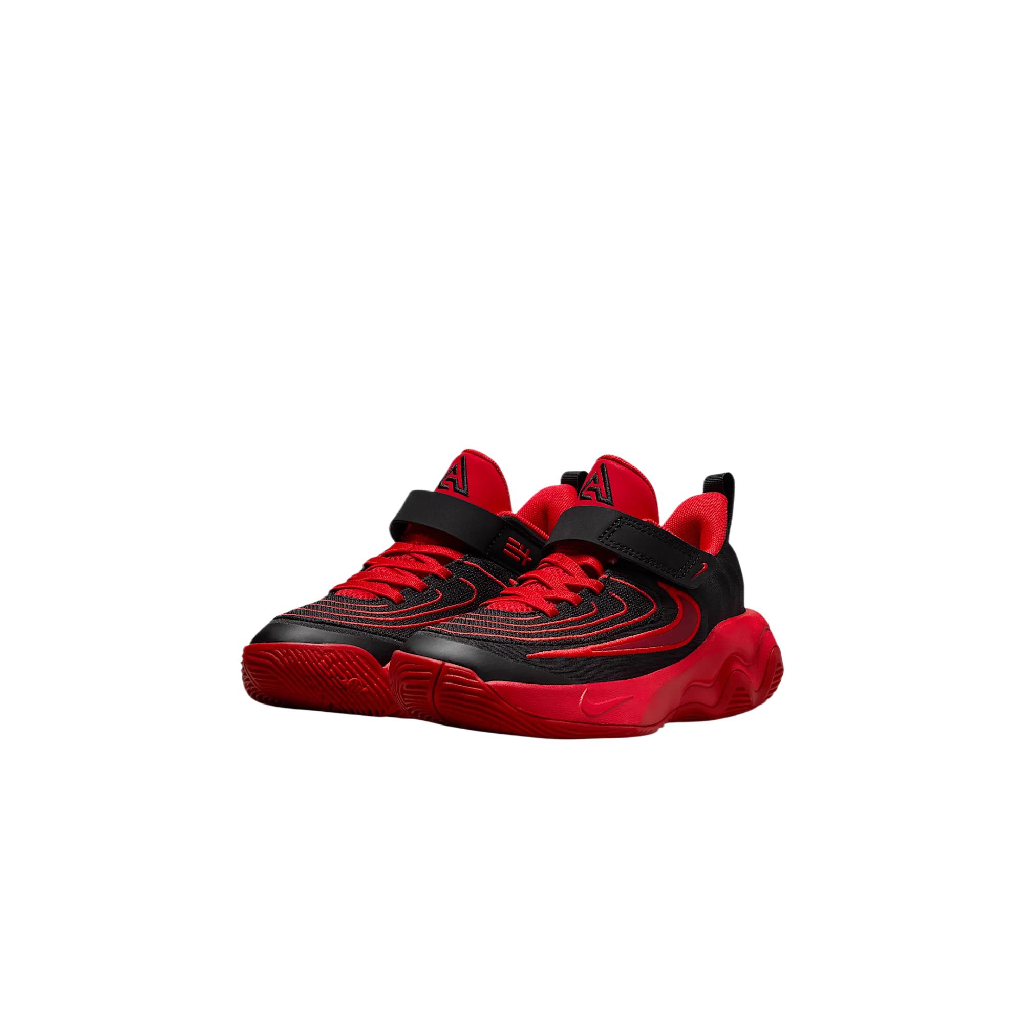 Детские кроссовки Giannis Immortality 4 для детей от 3 до 7 лет Nike, черный/красный — фото 3