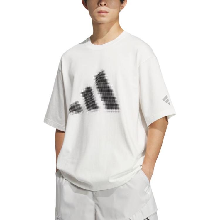 Футболка FOS SS25 с коротким рукавом Adidas, ярко-белый — фото 2