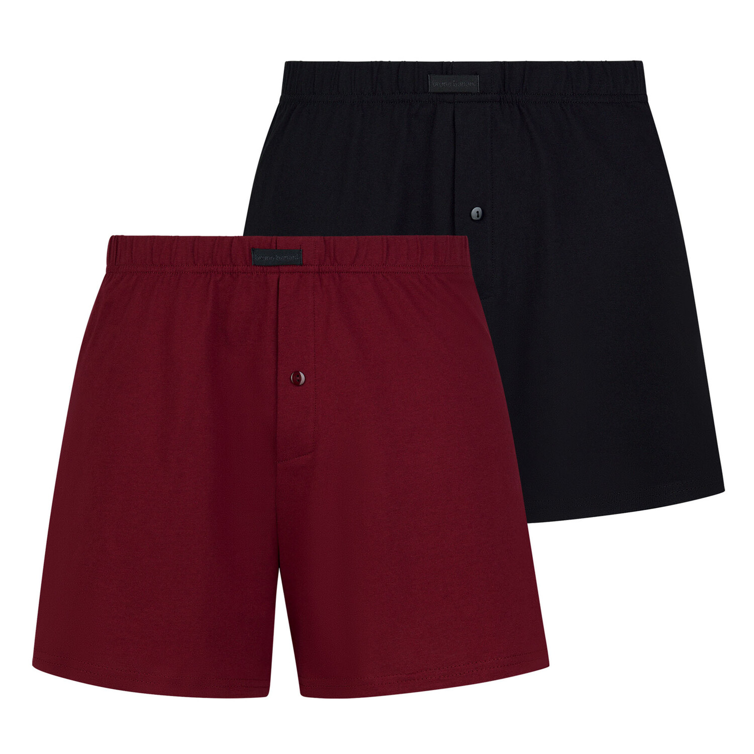 

Боксеры Bruno Banani Boxershort 2 шт, винно-красный / черный