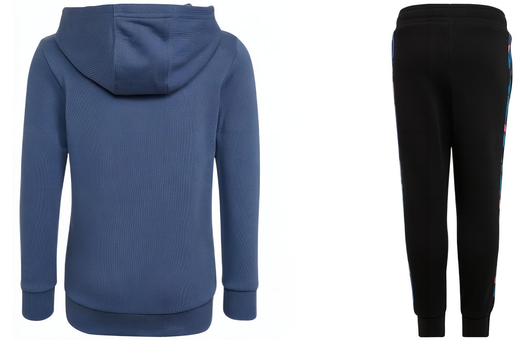 Повседневный спортивный костюм Adidas Originals для детей 3-7 лет (синий+черный) — фото 4