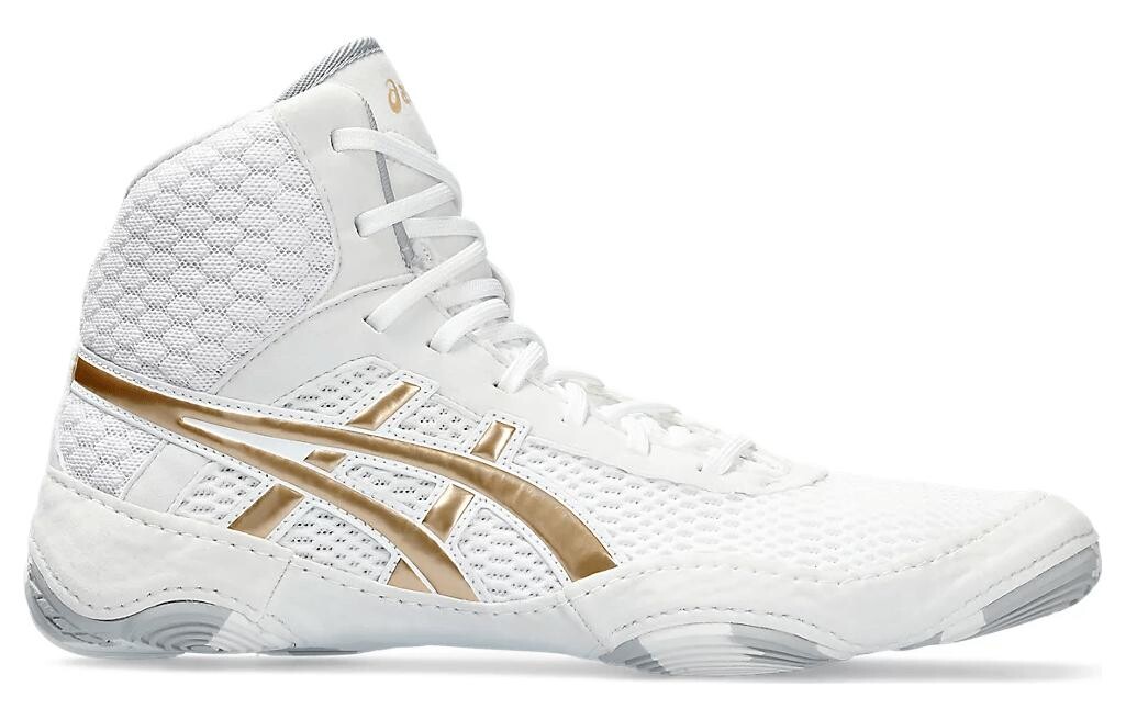 Кроссовки Asics MatBlazer унисекс, White/Gold — фото 2