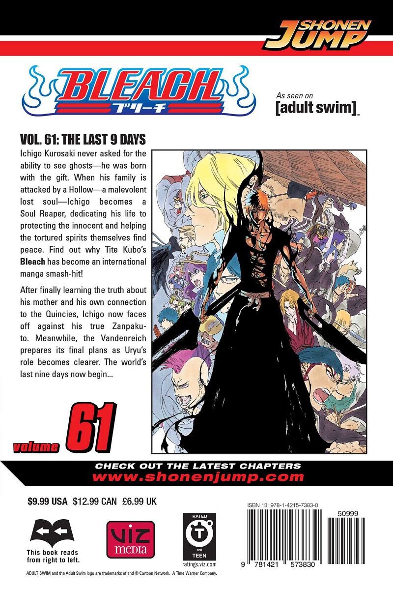 

Манга BLEACH Manga Volume 61