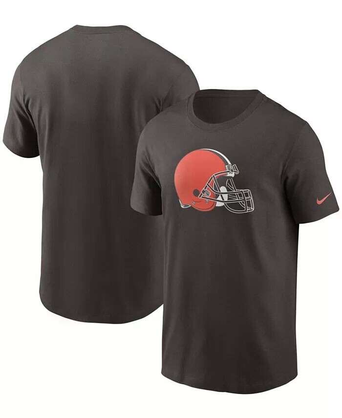 

Мужская коричневая футболка с логотипом Cleveland Browns Primary Nike