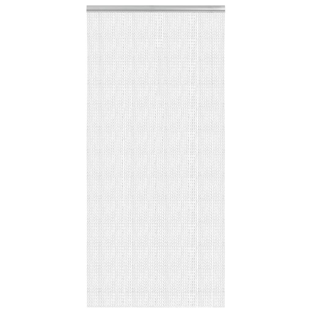 

VidaXL дверная занавеска с цепочкой 100x226 см, алюминий, серебро