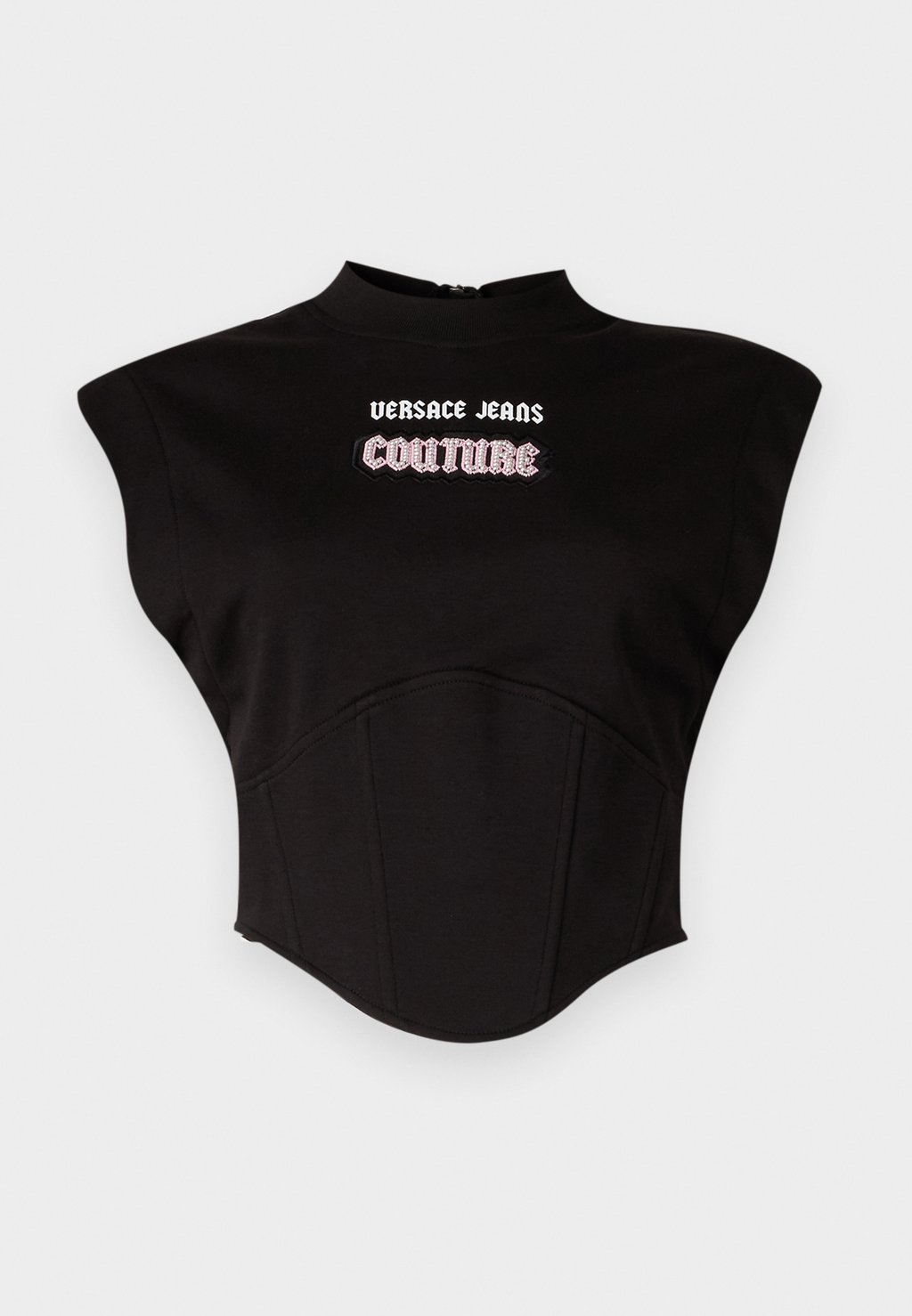 

Футболка с принтом BUSTIER PATCH Versace Jeans Couture, черный