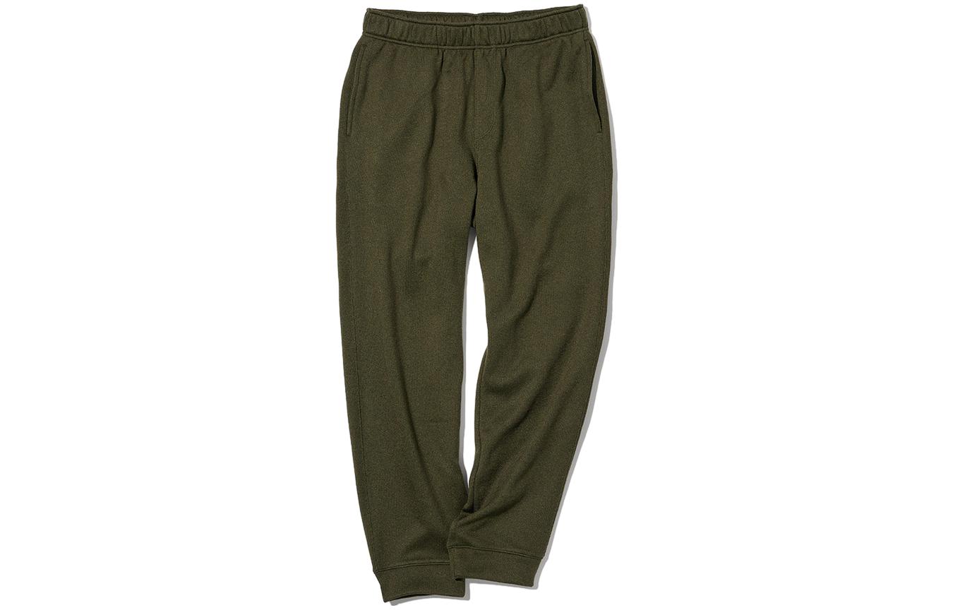 

Повседневные брюки мужские темно-оливковые UNIQLO